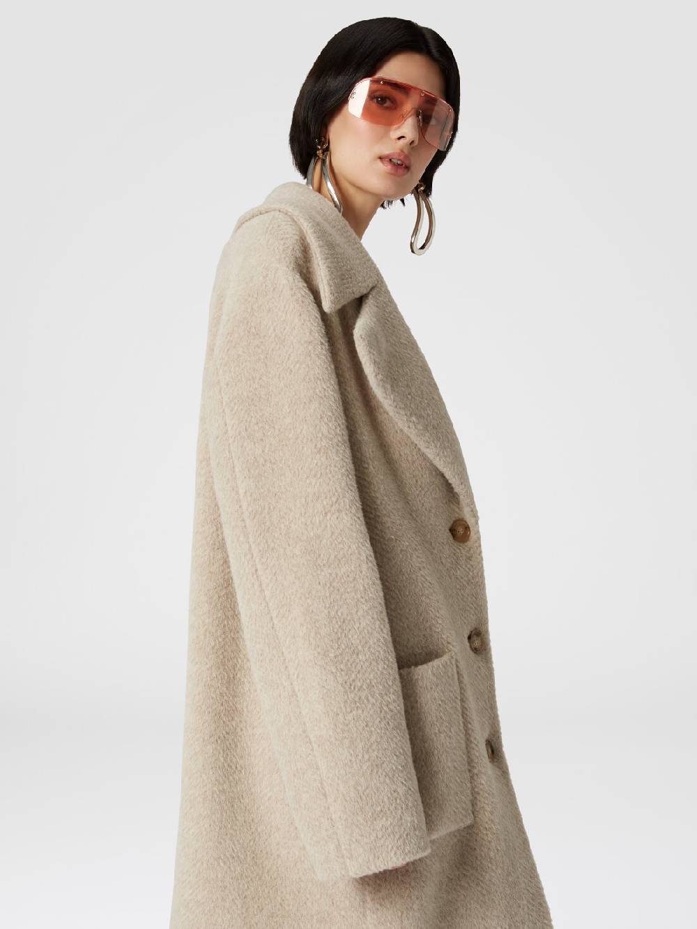 Missoni Cappotto lungo in misto alpaca 2025