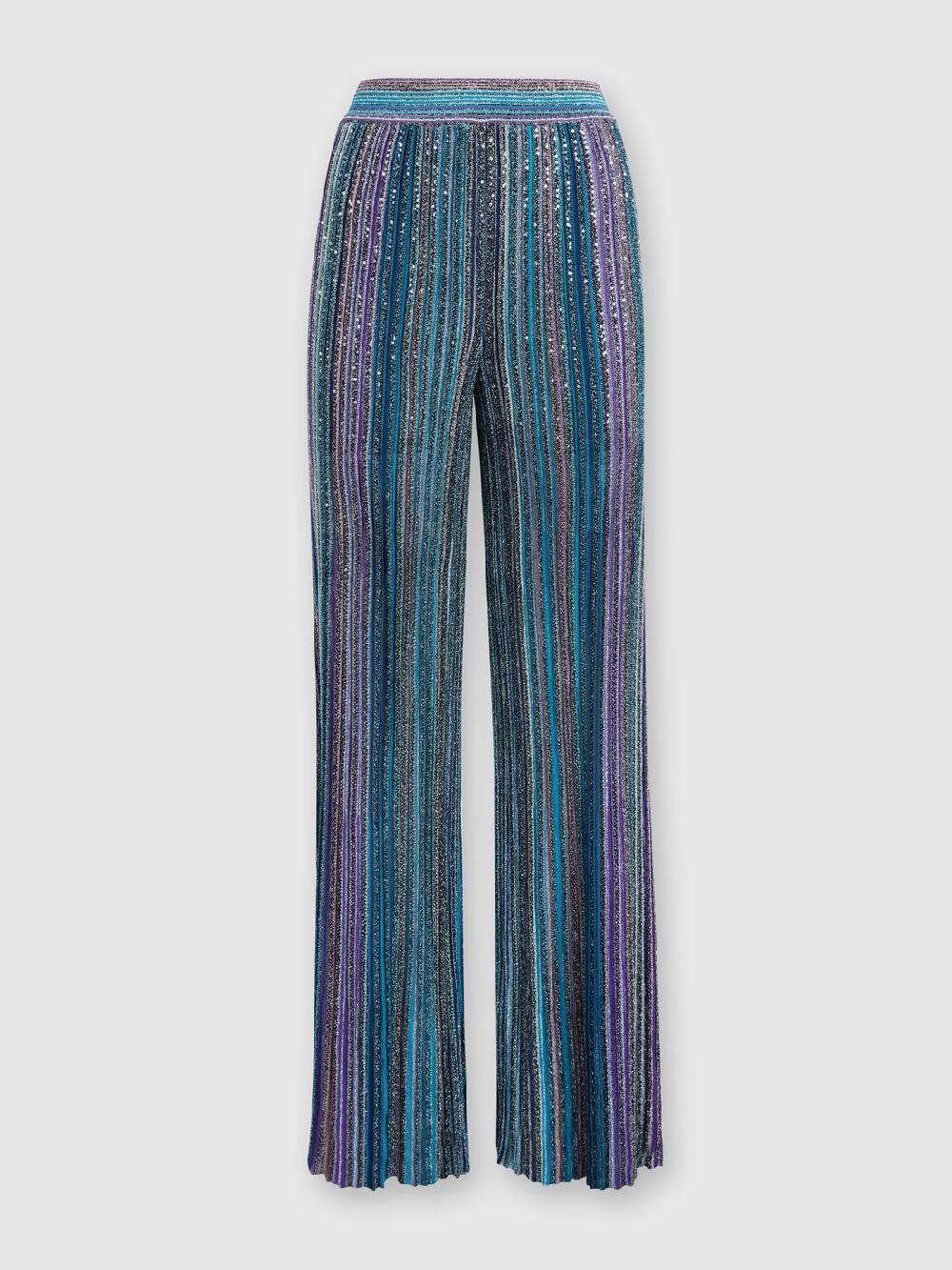 Missoni Pantapalazzo a costine con paillettes Italia