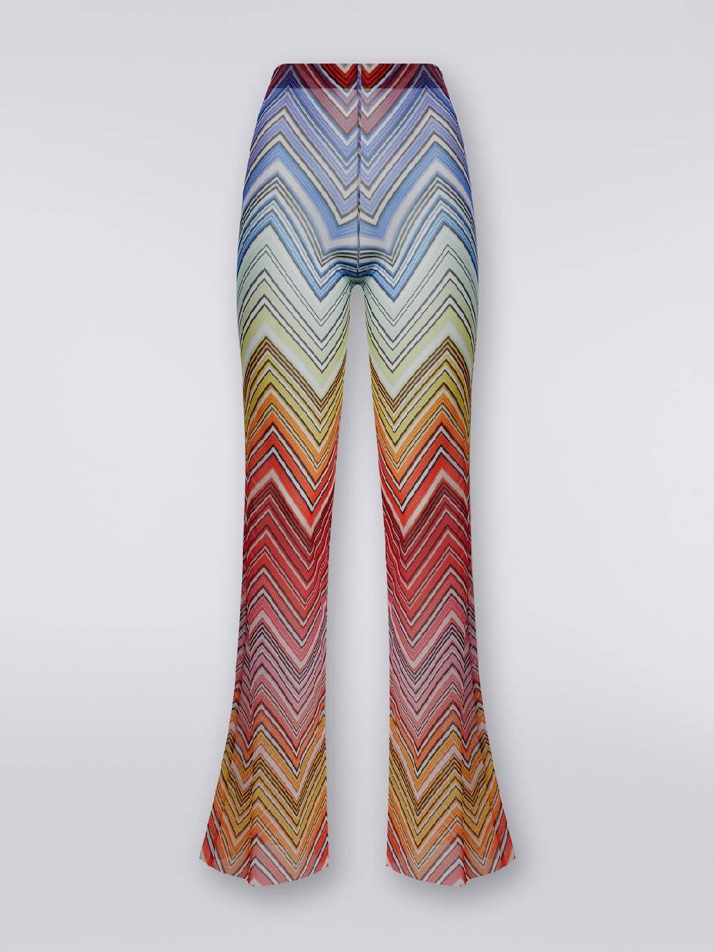 Missoni Pantaloni copricostume in tulle stampa zig zag Nuovo