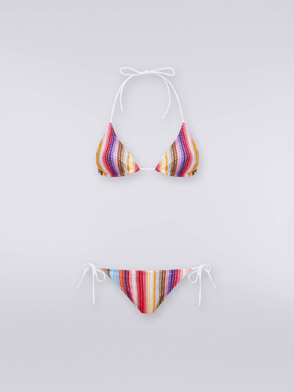 Missoni Bikini crochet rigato Pezzi Unici