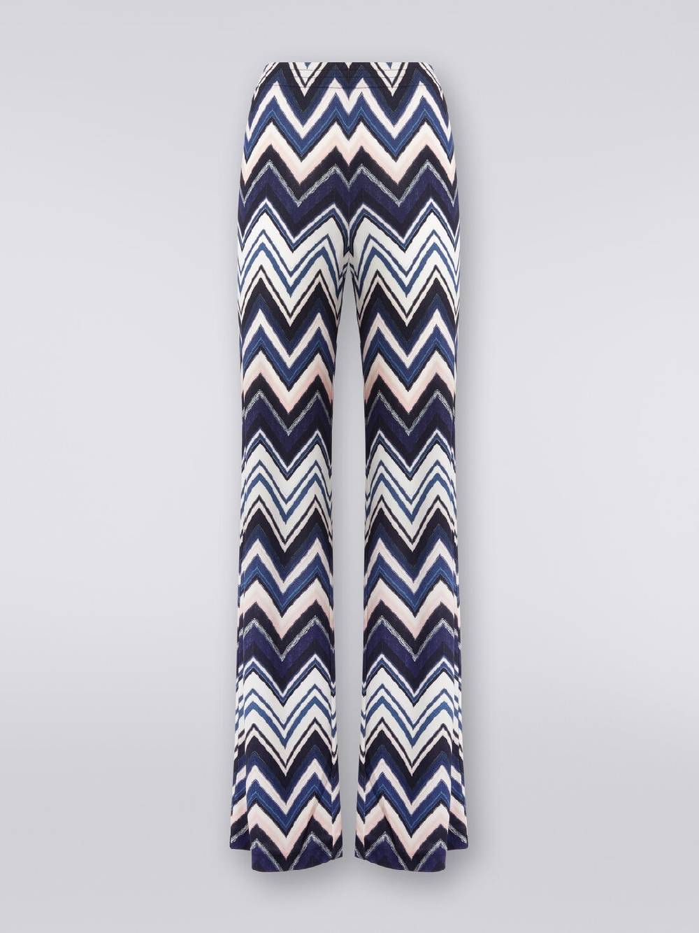 Missoni Pantaloni in viscosa con stampa zig zag Presa