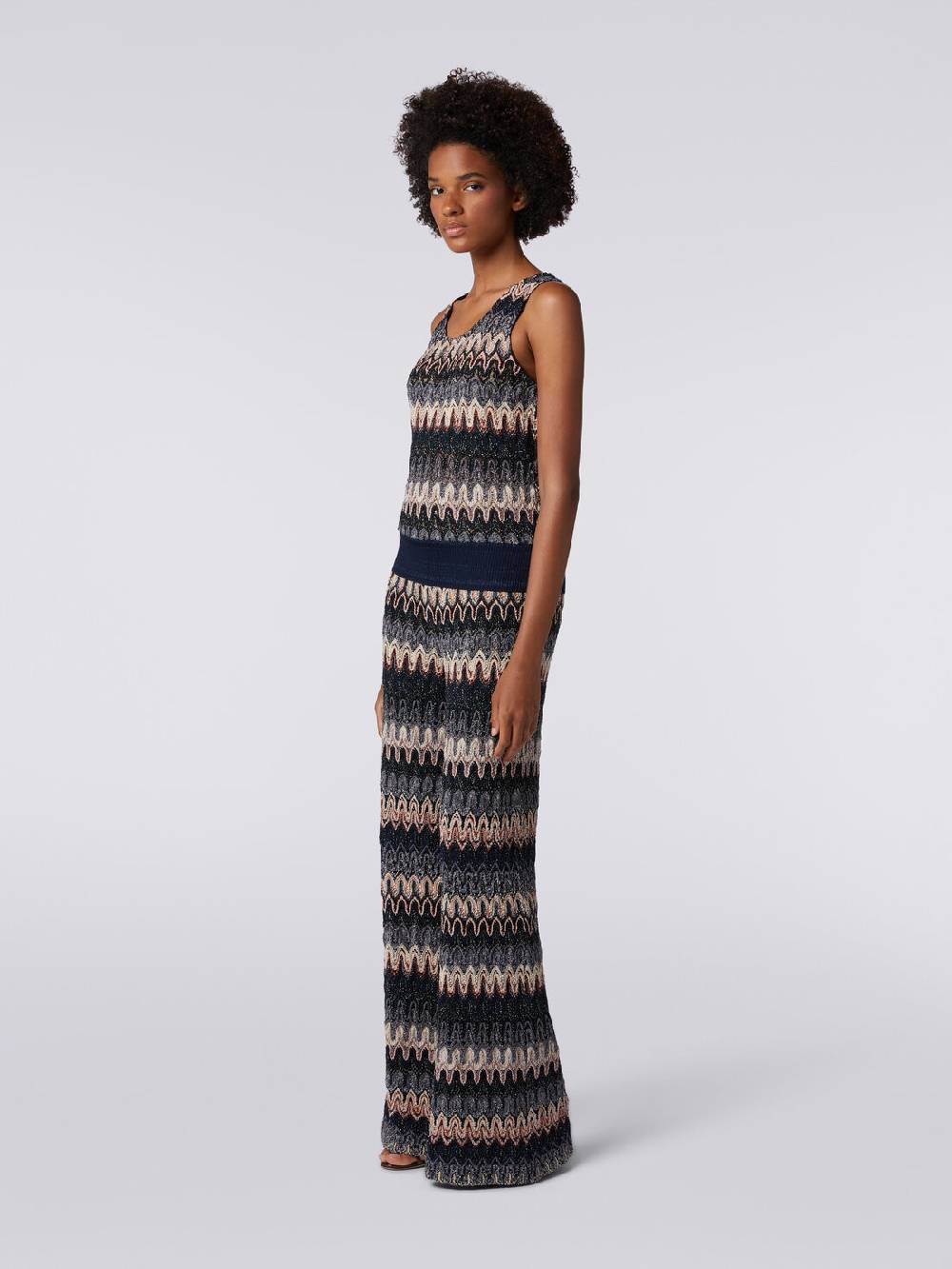 Missoni Pantaloni in misto viscosa lamé a onde effetto pizzo Offerta