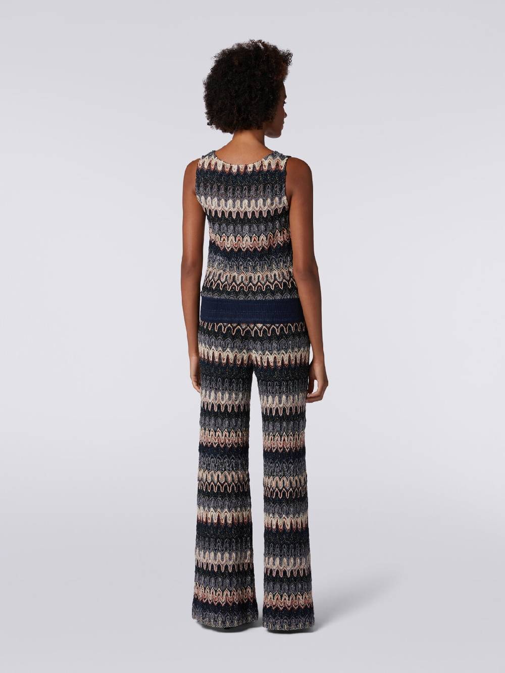 Missoni Pantaloni in misto viscosa lamé a onde effetto pizzo Offerta