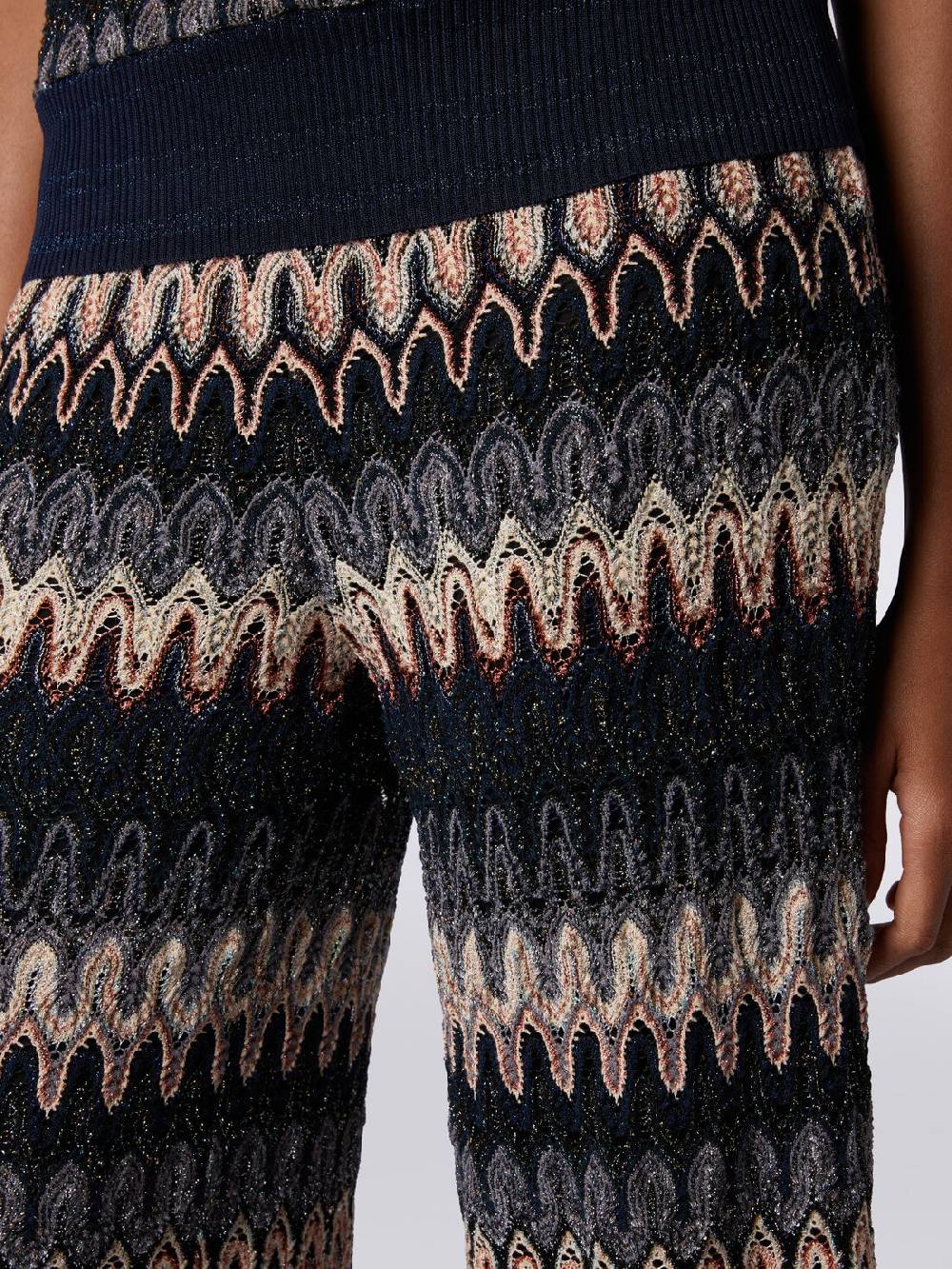 Missoni Pantaloni in misto viscosa lamé a onde effetto pizzo Offerta