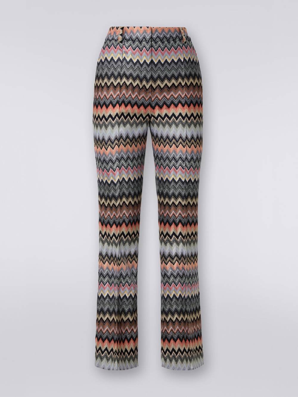 Missoni Pantaloni cropped in cotone e viscosa zig zag Online