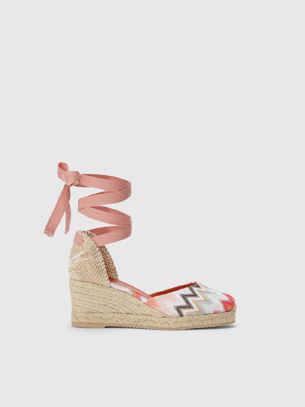Missoni Espadrilles con tomaia in tessuto chevron e zeppa Hotsell