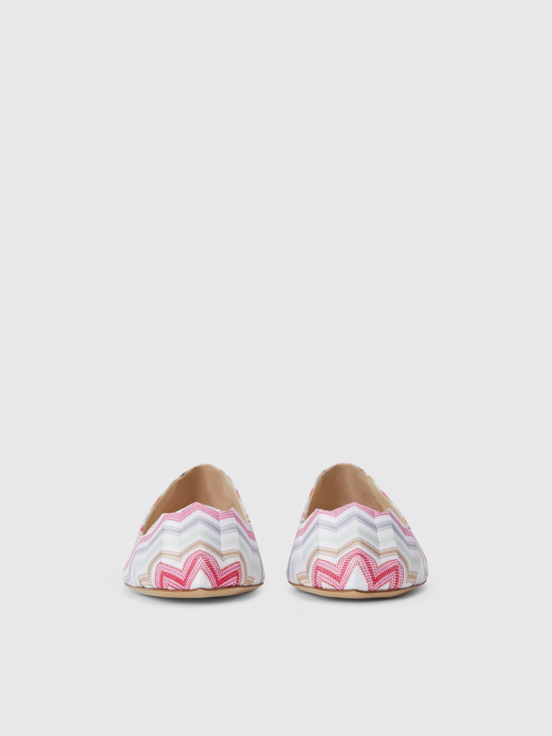 Missoni Ballerine in tessuto chevron Vendita Calda