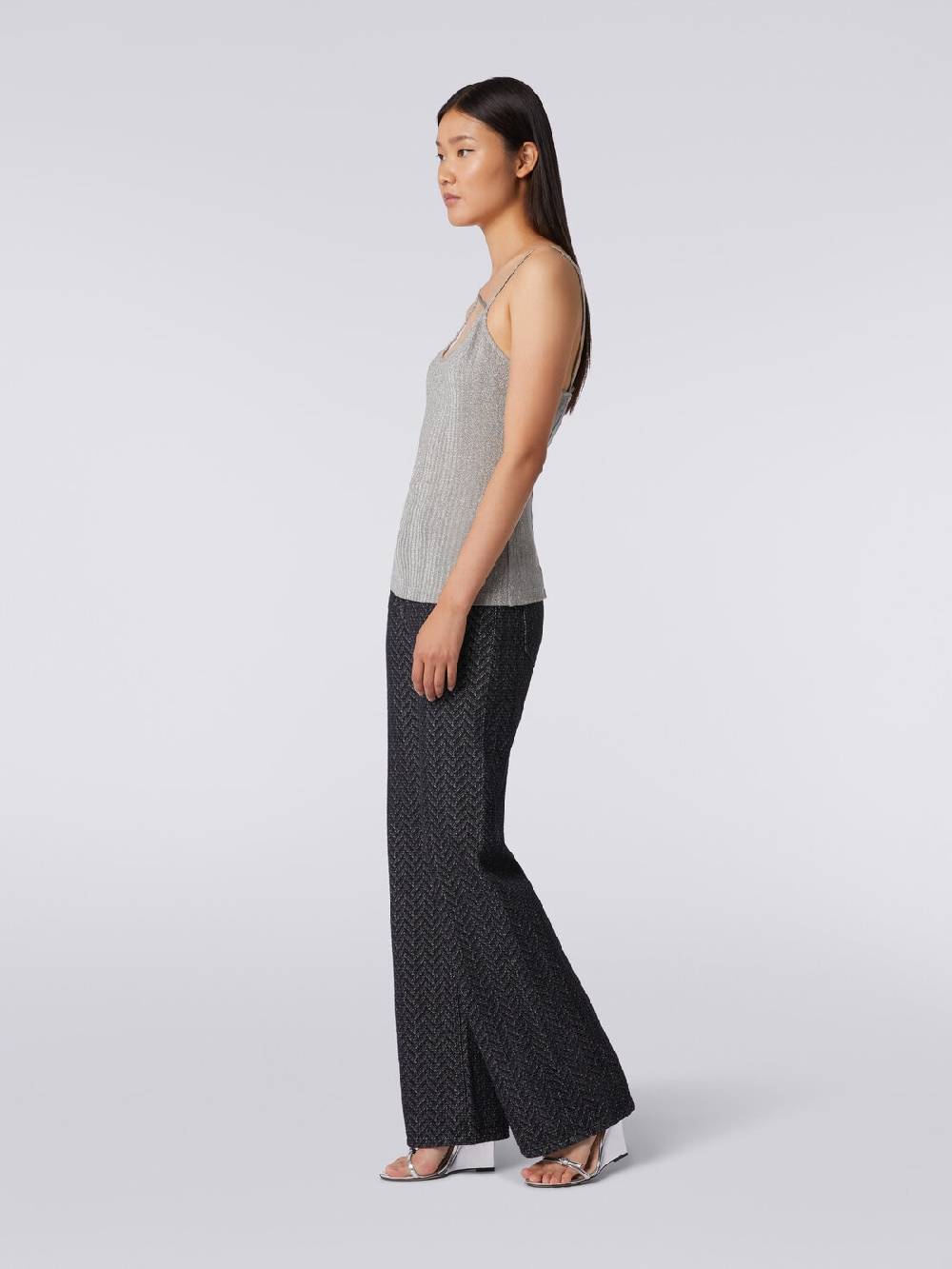 Missoni Canottiera in cotone e viscosa lamé Moda