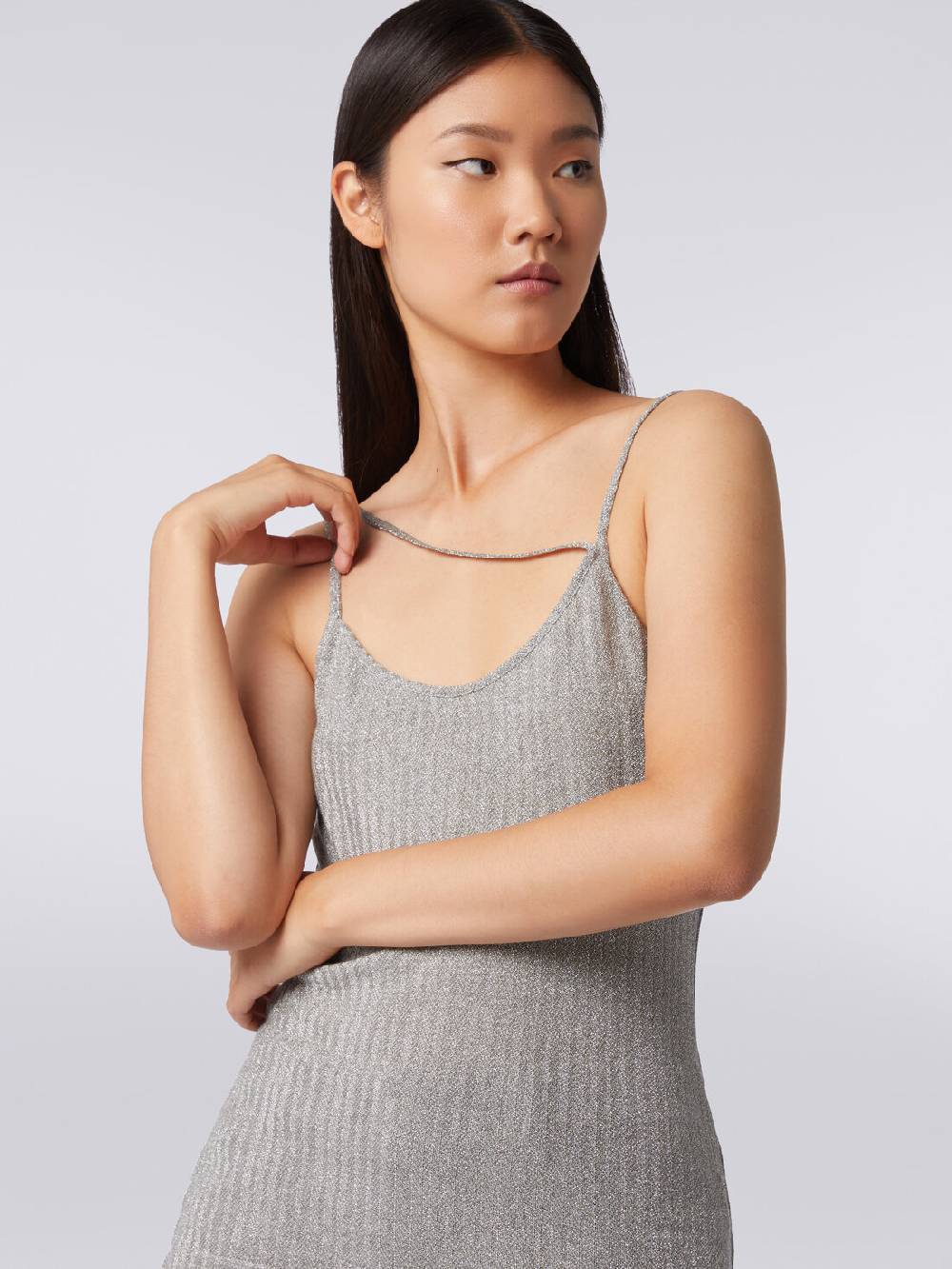 Missoni Canottiera in cotone e viscosa lamé Moda