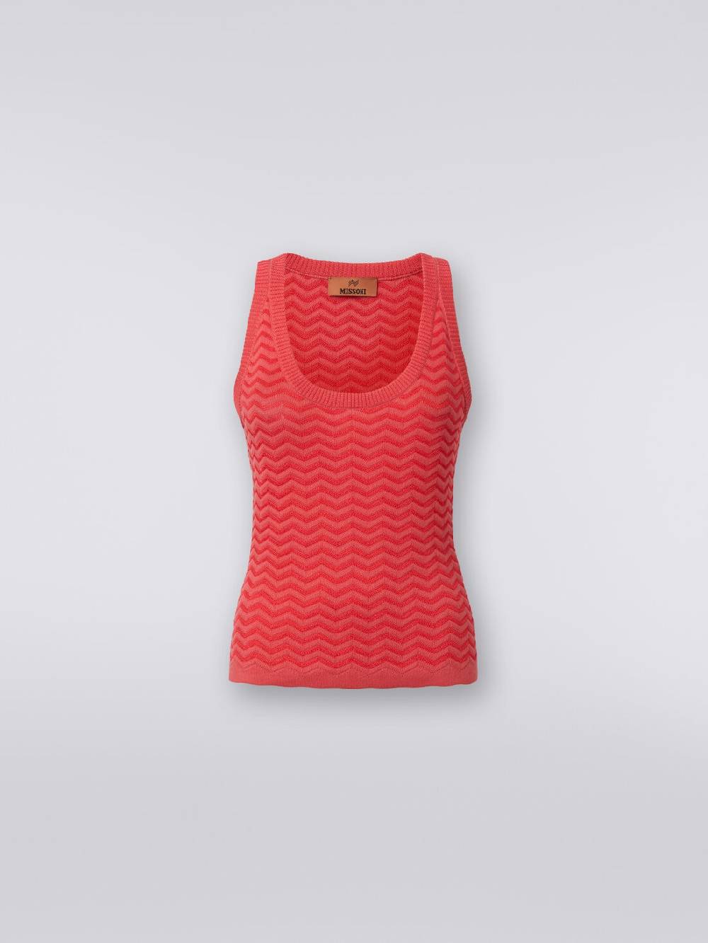 Missoni Canottiera in maglia di viscosa e cotone chevron Flash Sale