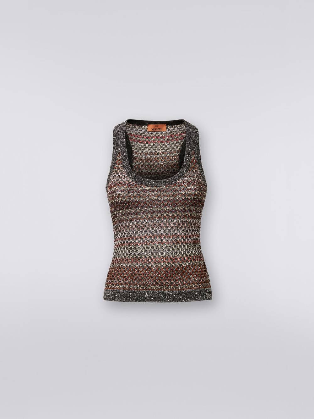 Missoni Canottiera in maglia a rete con applicazione di paillettes Offerta esclusiva