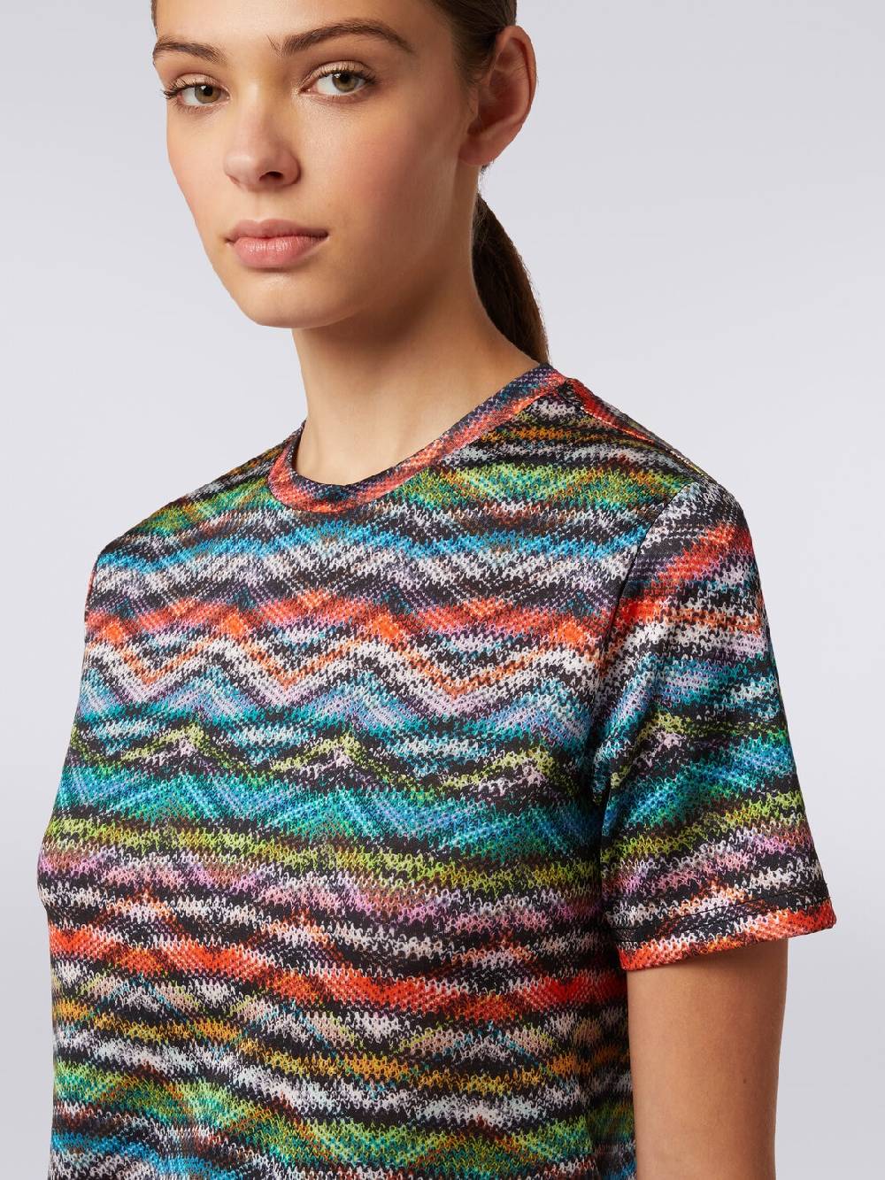 Missoni T-shirt in nylon stretch stampato Offerta per la Festa della Mamma