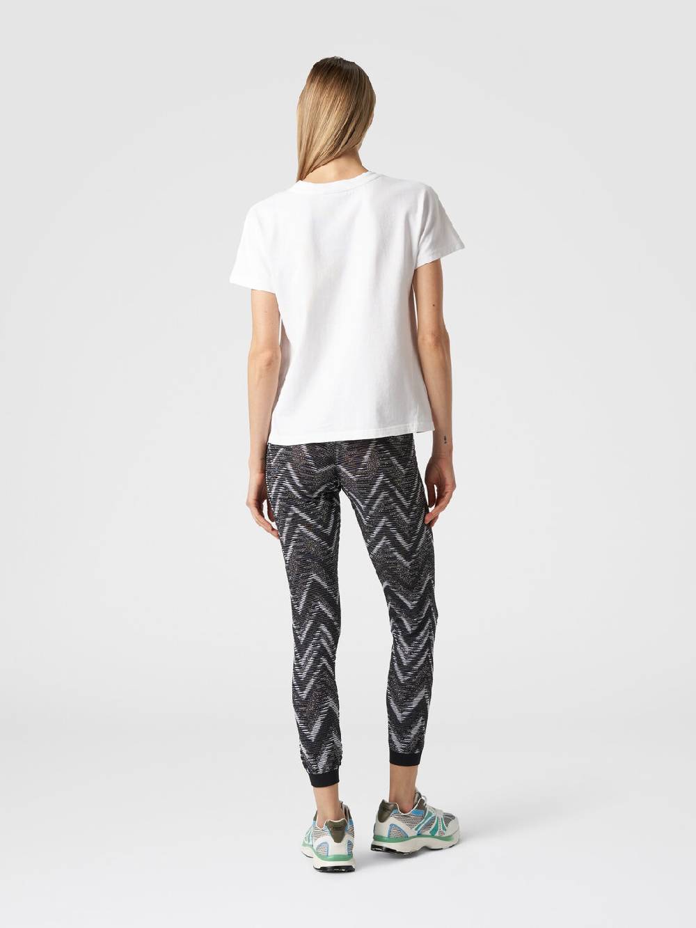 Missoni T-shirt girocollo in cotone con logo Offerta San Valentino