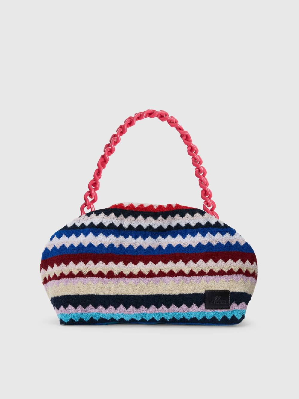 Missoni Clutch in spugna di cotone zig zag Online Outlet