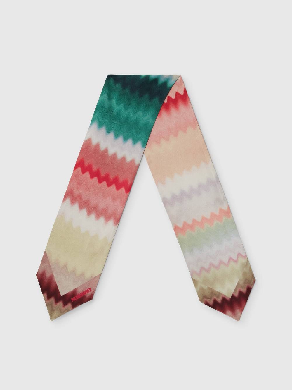 Missoni Foulard in seta chevron Grandi sconti