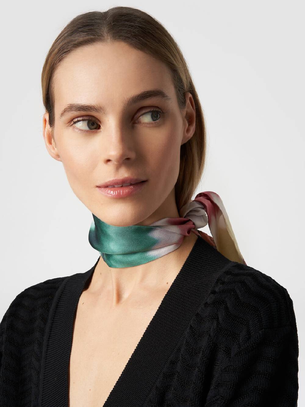 Missoni Foulard in seta chevron Grandi sconti