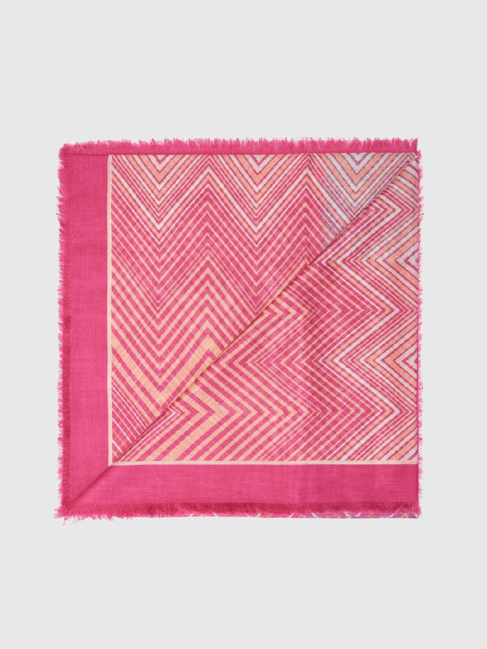 Missoni Scialle in modal e seta chevron Offerte stagionali