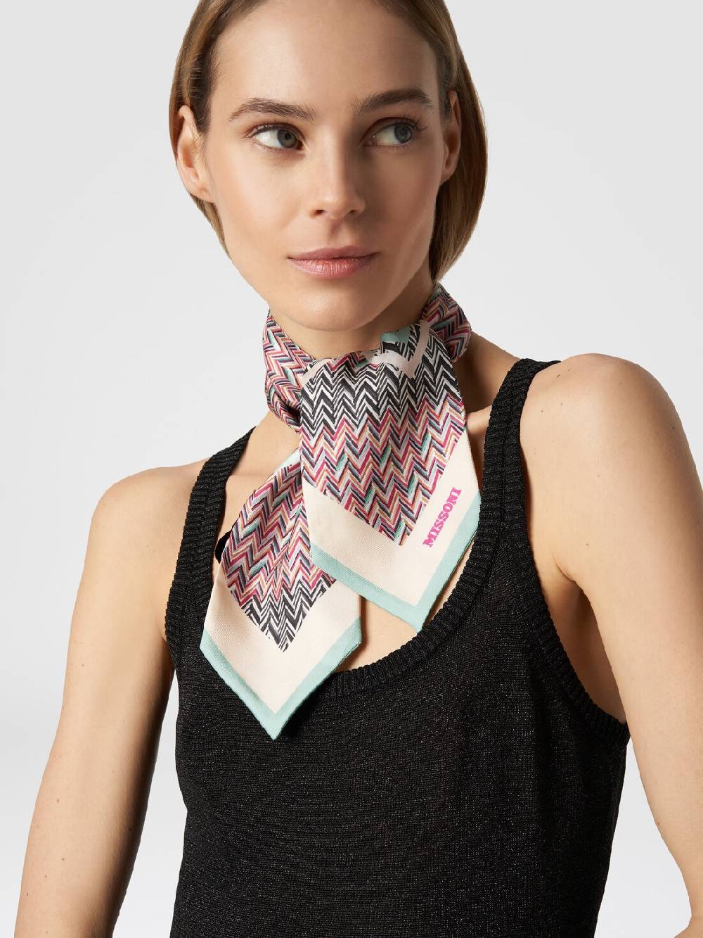 Missoni Foulard in seta zig zag Comprane uno, ottenene uno gratis