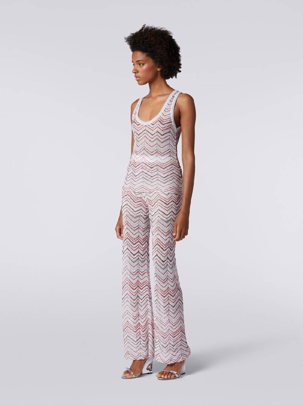 Missoni Pantaloni in maglia zig zag con lurex e paillettes Super Saving Price
