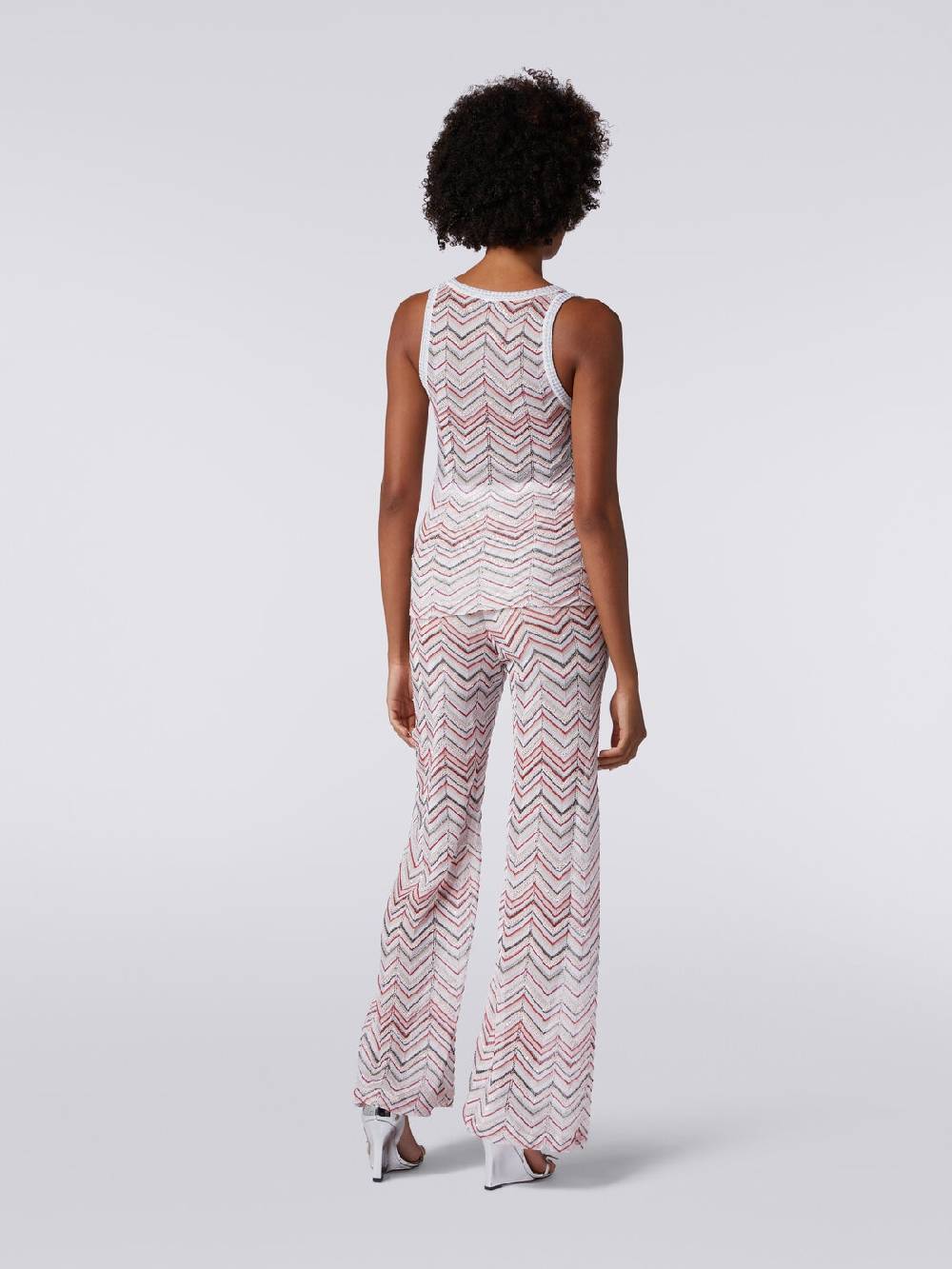 Missoni Pantaloni in maglia zig zag con lurex e paillettes Super Saving Price