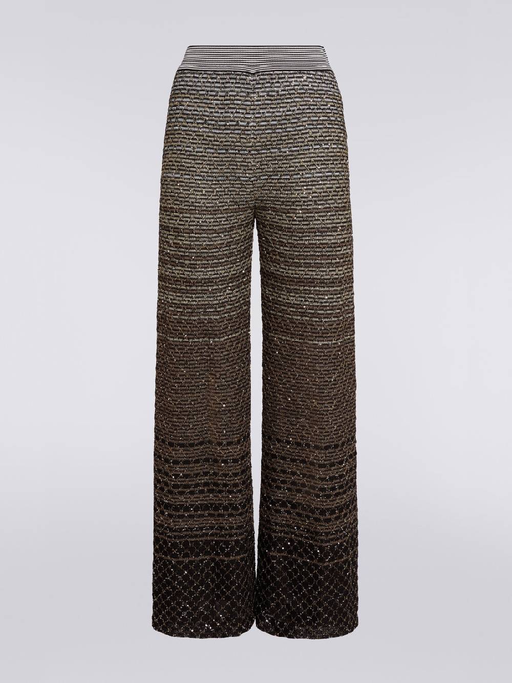 Missoni Pantaloni in maglia dégradé con paillettes Offerta settimanale