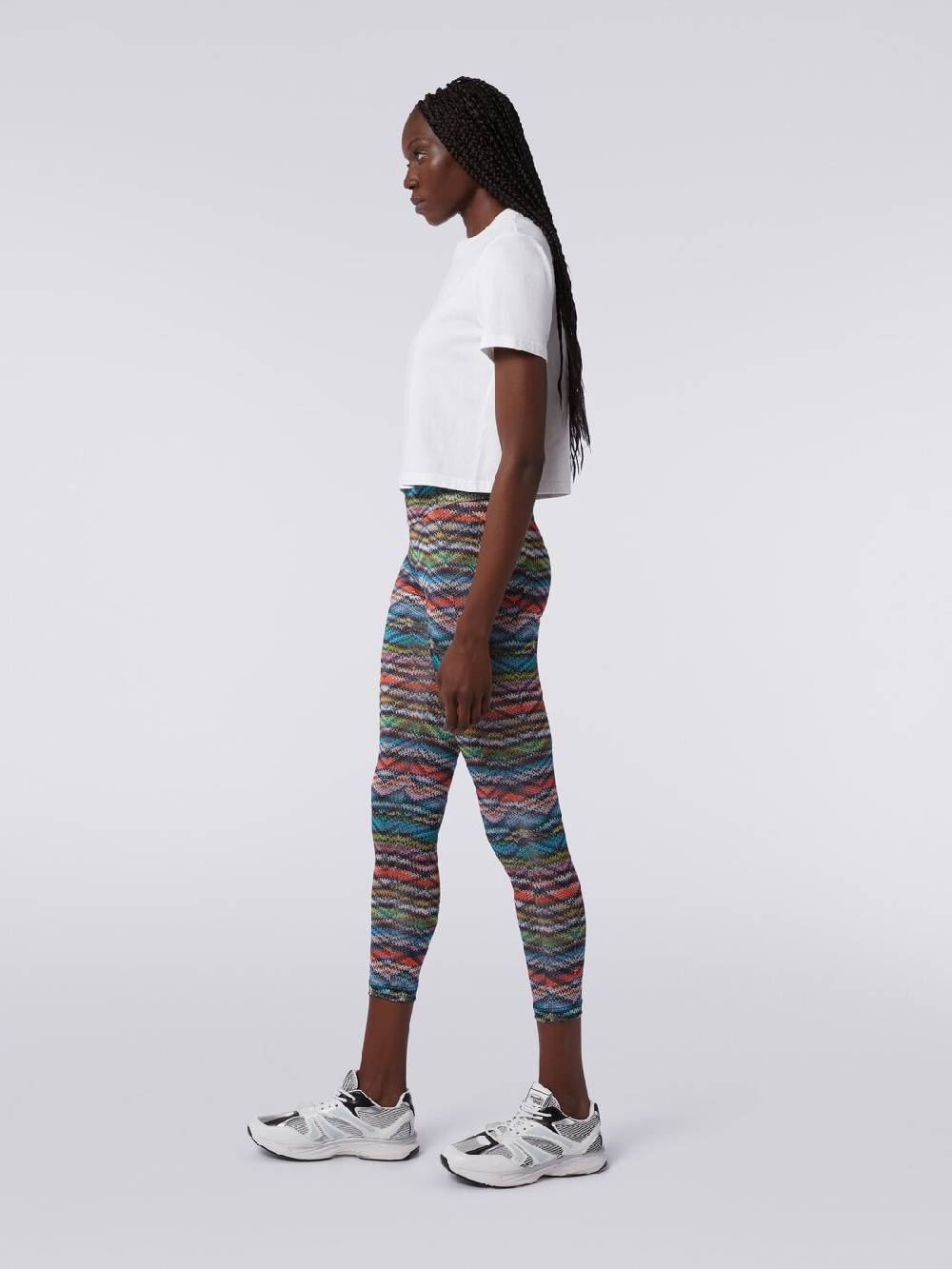 Missoni Leggings in tessuto stretch stampa zig zag Rilascio limitato