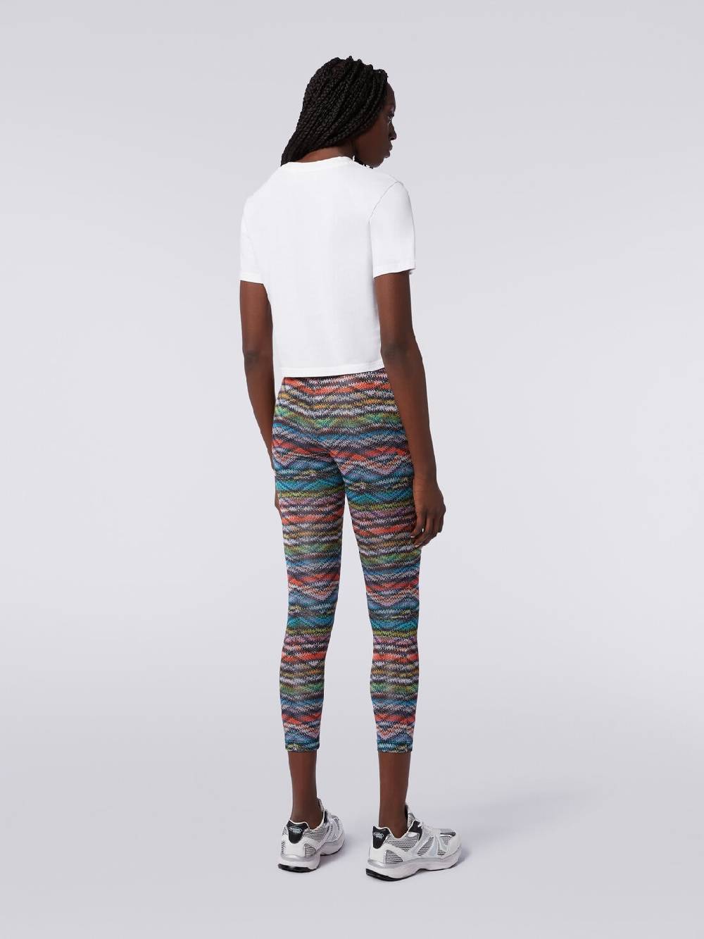 Missoni Leggings in tessuto stretch stampa zig zag Rilascio limitato