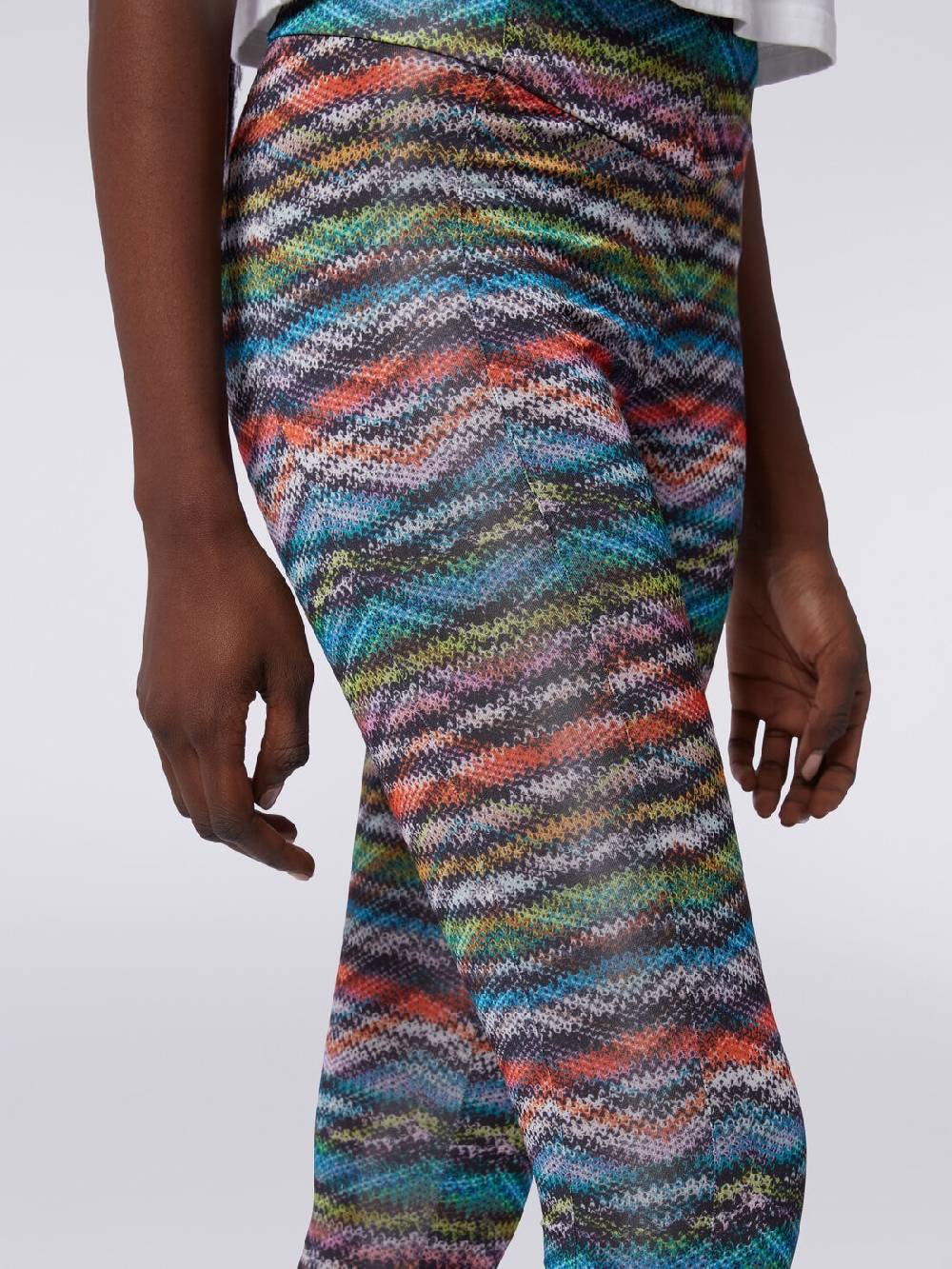 Missoni Leggings in tessuto stretch stampa zig zag Rilascio limitato