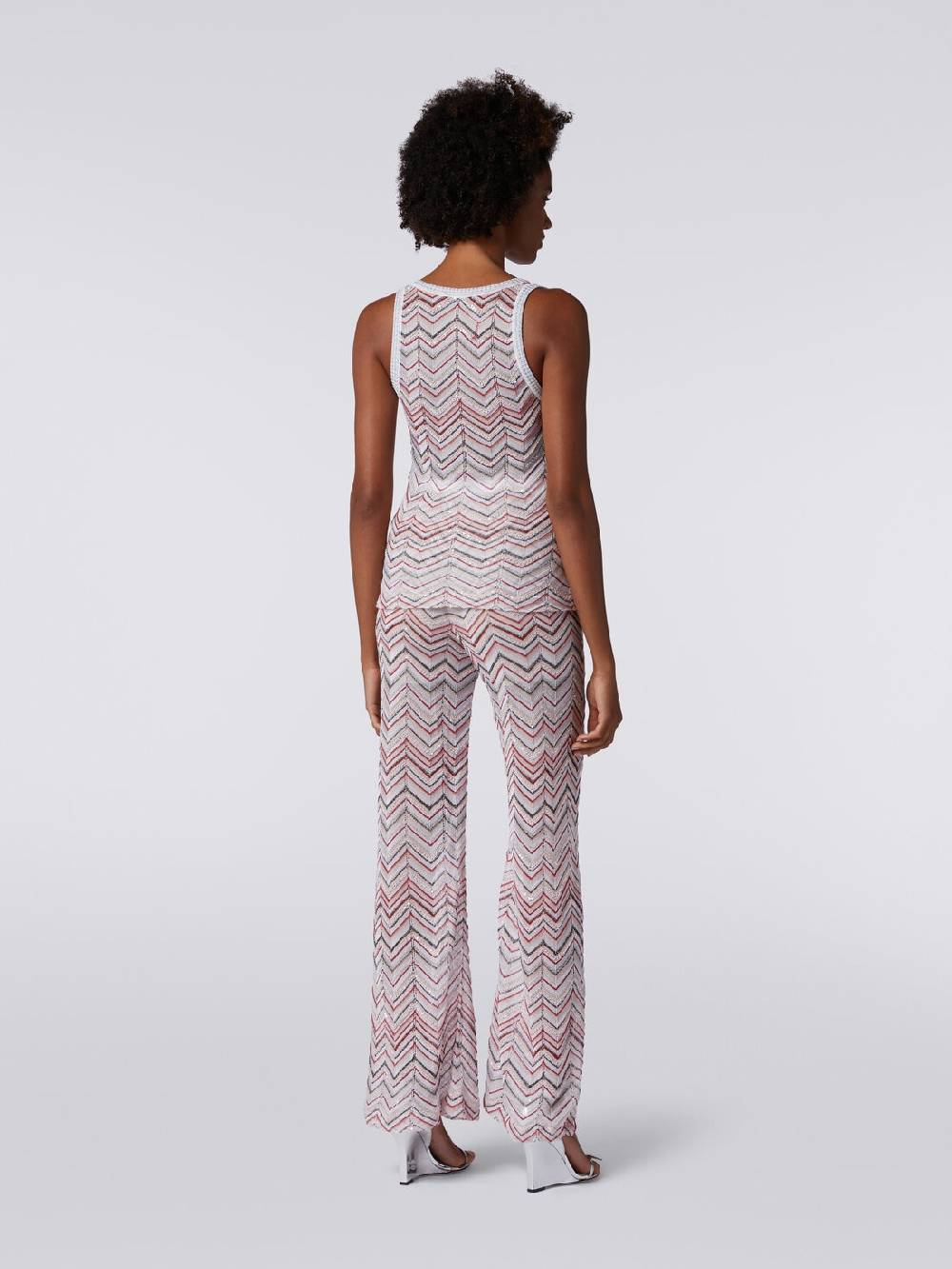 Missoni Canottiera in maglia zig zag con lurex e paillettes ACQUISTA ORA