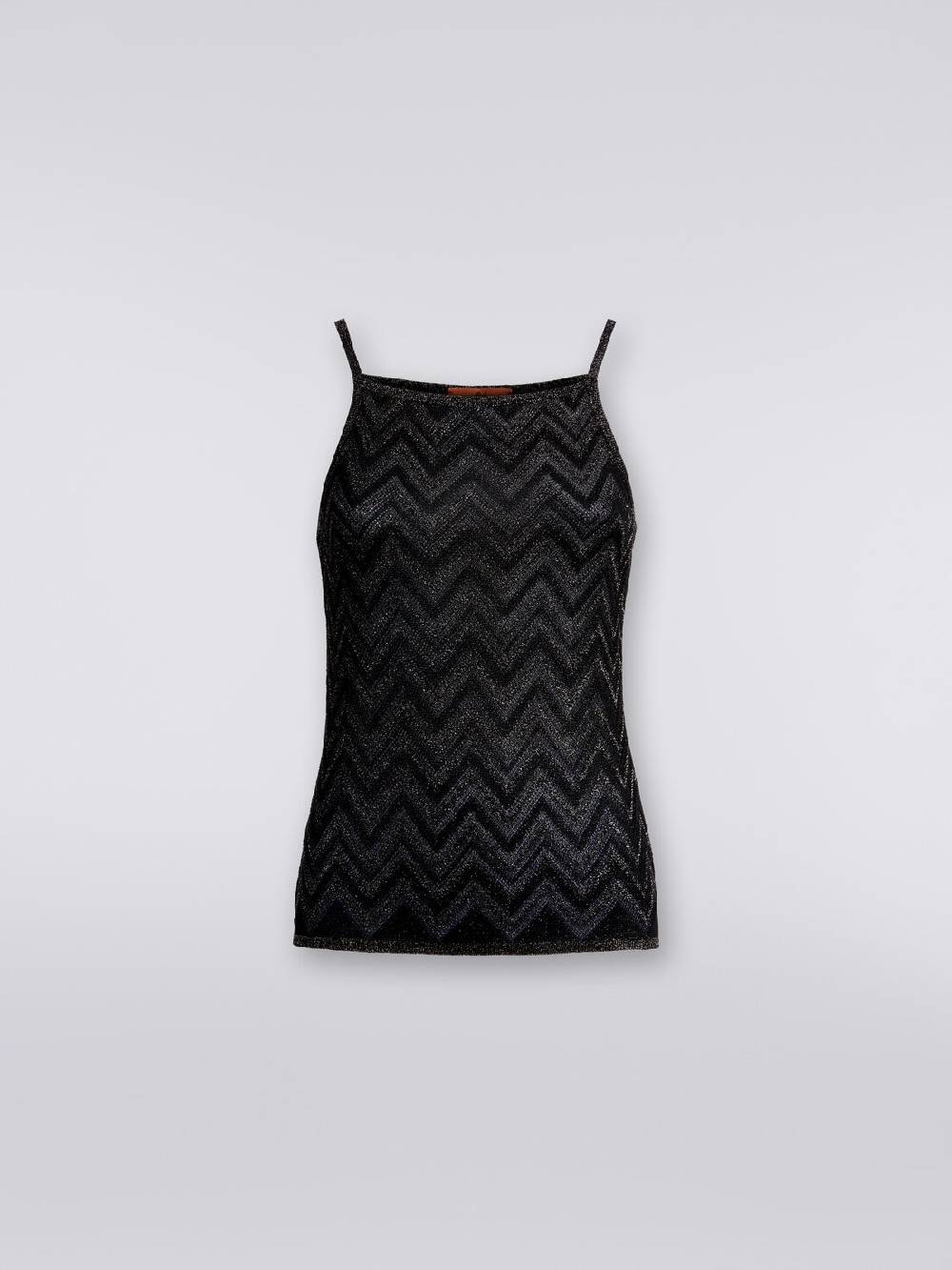 Missoni Canottiera in maglia chevron lamé Latest stili
