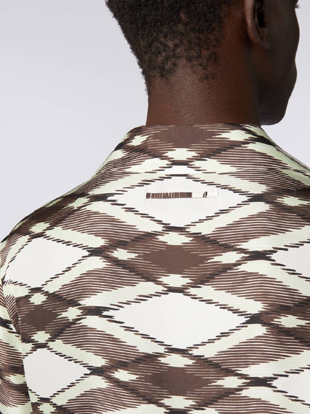 Missoni Camicia a maniche corte modello bowling in seta stampata Ultimo giorno