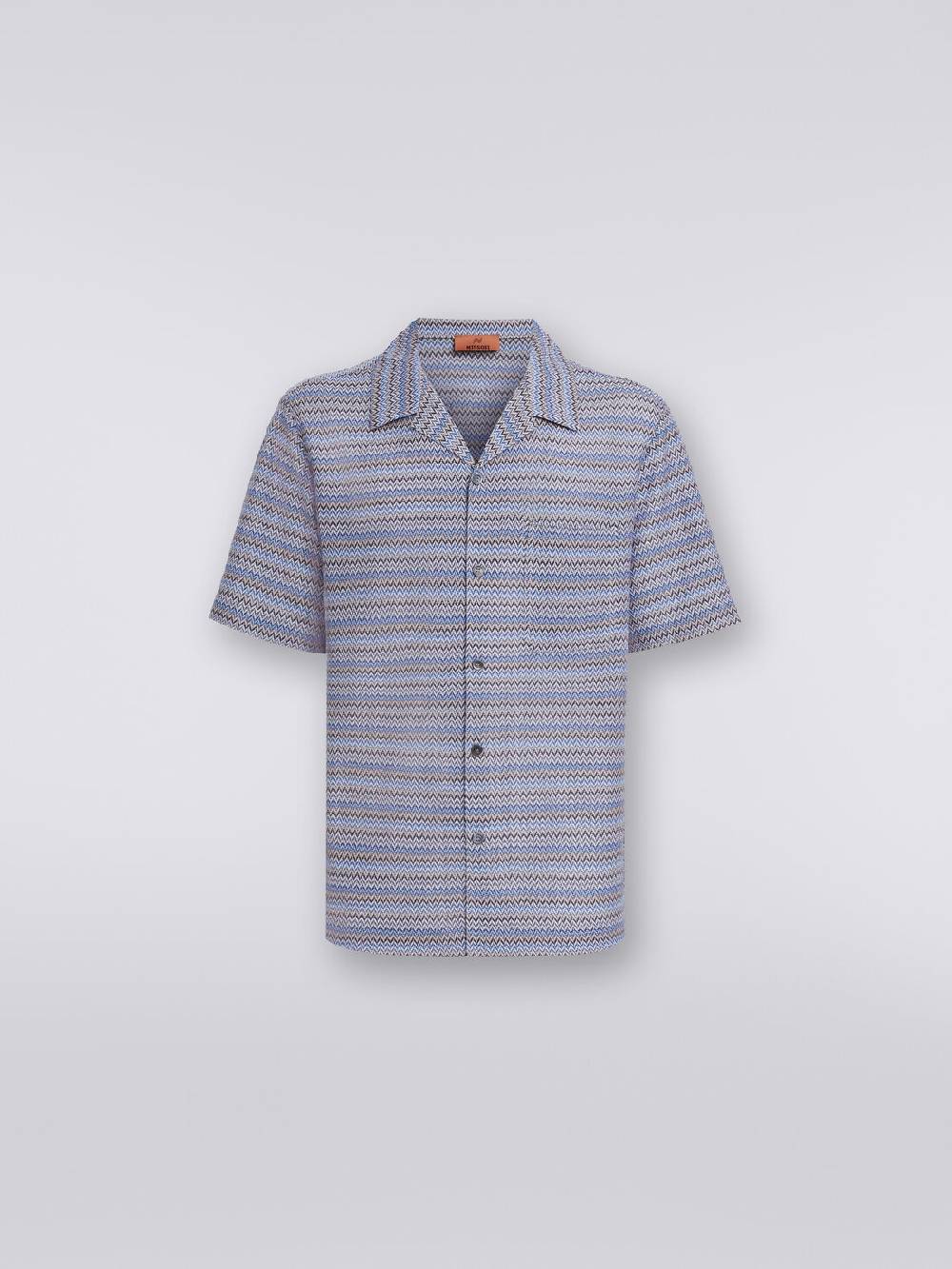 Missoni Camicia a maniche corte modello bowling zig zag Promozione temporanea
