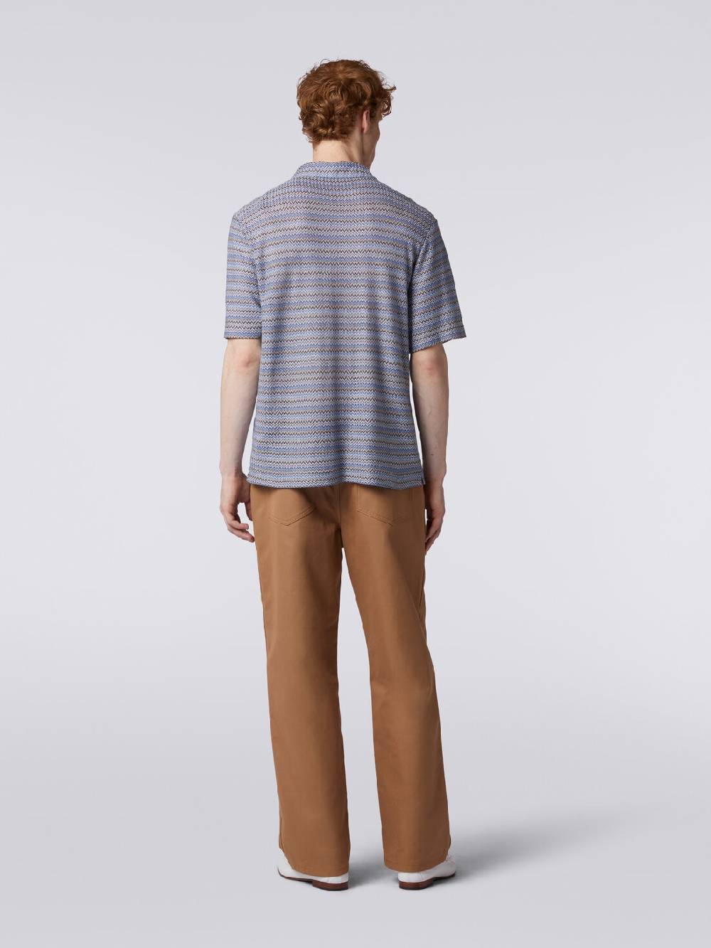 Missoni Camicia a maniche corte modello bowling zig zag Promozione temporanea