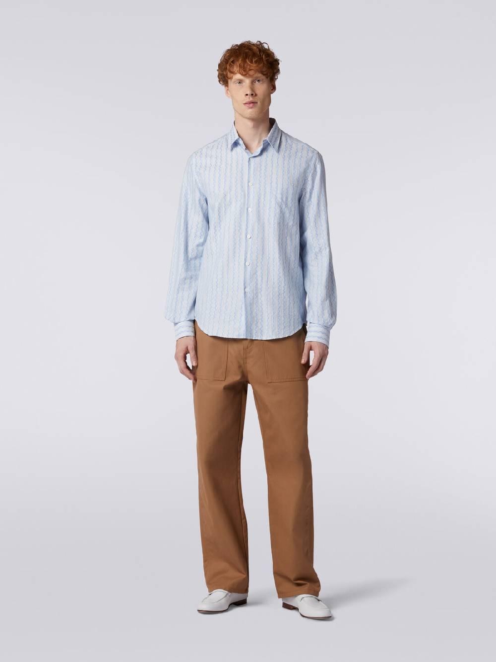 Missoni Camicia a maniche lunghe in popeline di cotone Fino al 65% di sconto