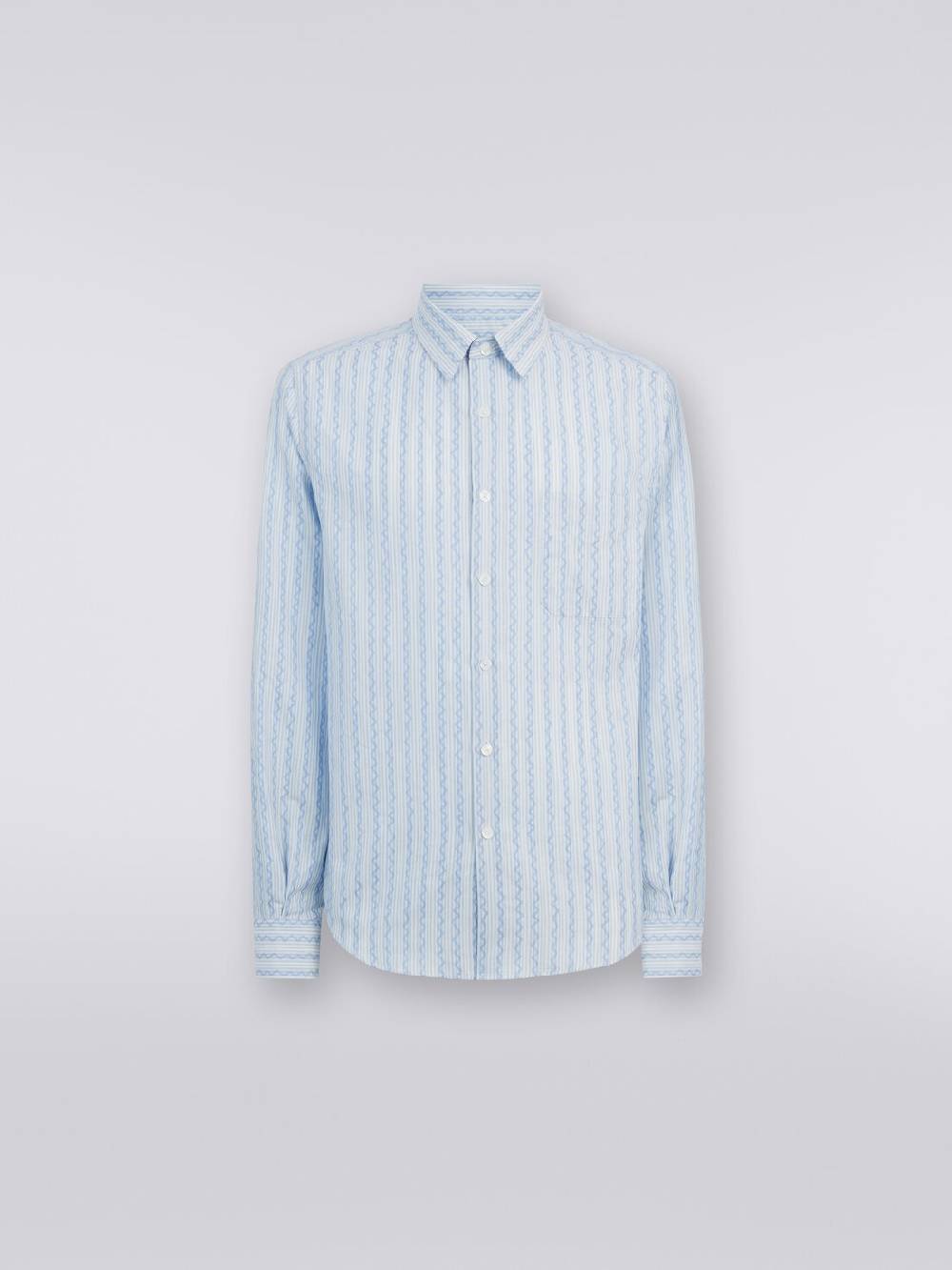 Missoni Camicia a maniche lunghe in popeline di cotone Fino al 65% di sconto