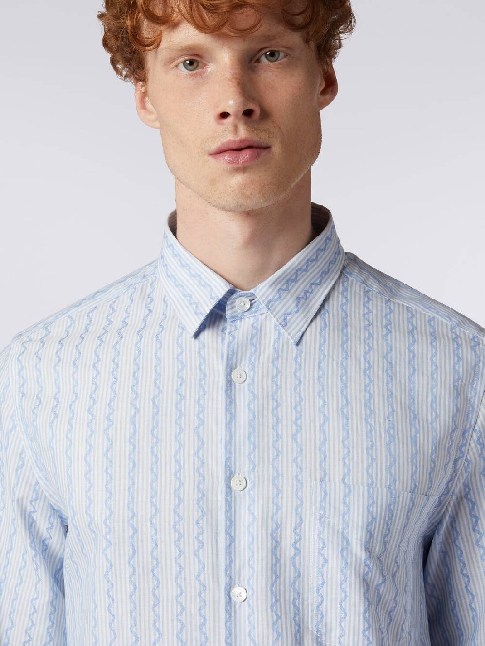 Missoni Camicia a maniche lunghe in popeline di cotone Fino al 65% di sconto