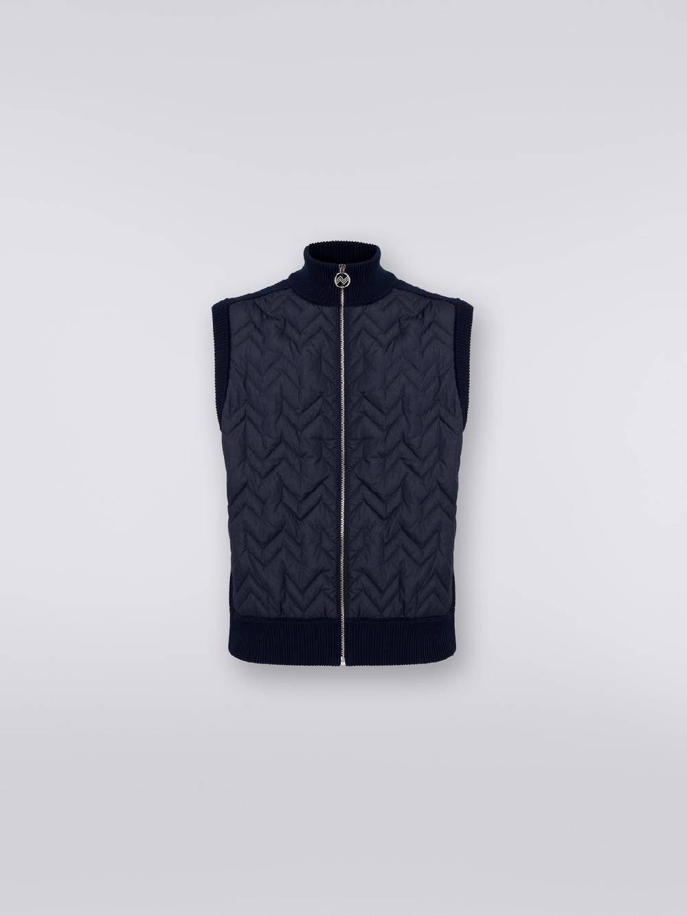 Missoni Gilet impunturato a zig zag con parte posteriore e profili in maglia Offerta speciale della fabbrica