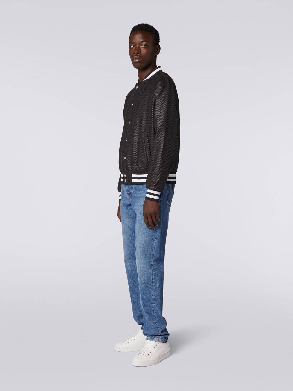 Missoni Bomber in cotone e viscosa zig zag Discount Store per i nuovi prodotti