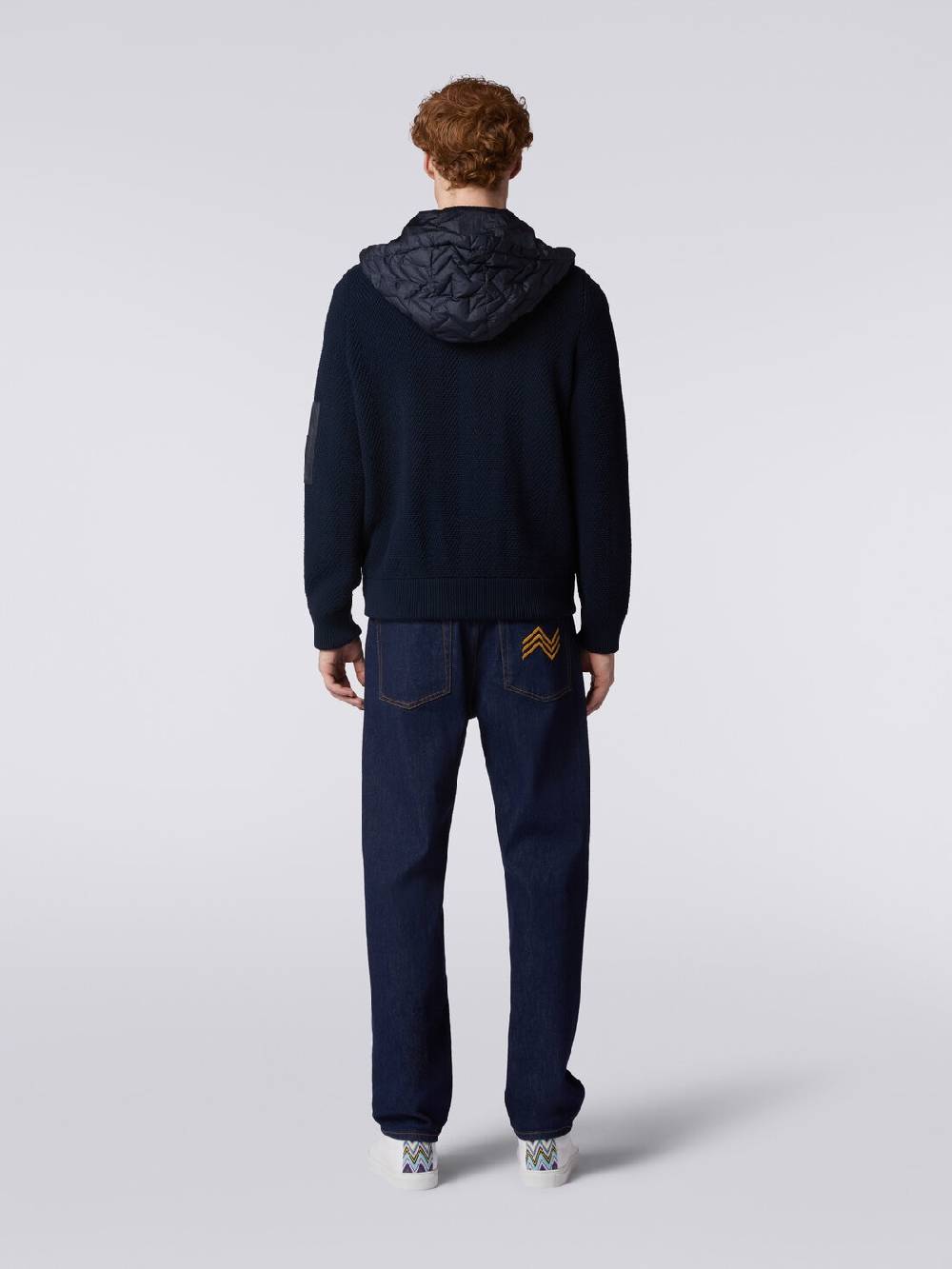 Missoni Piumino in cotone e nylon con cappuccio Solo un giorno rimasto