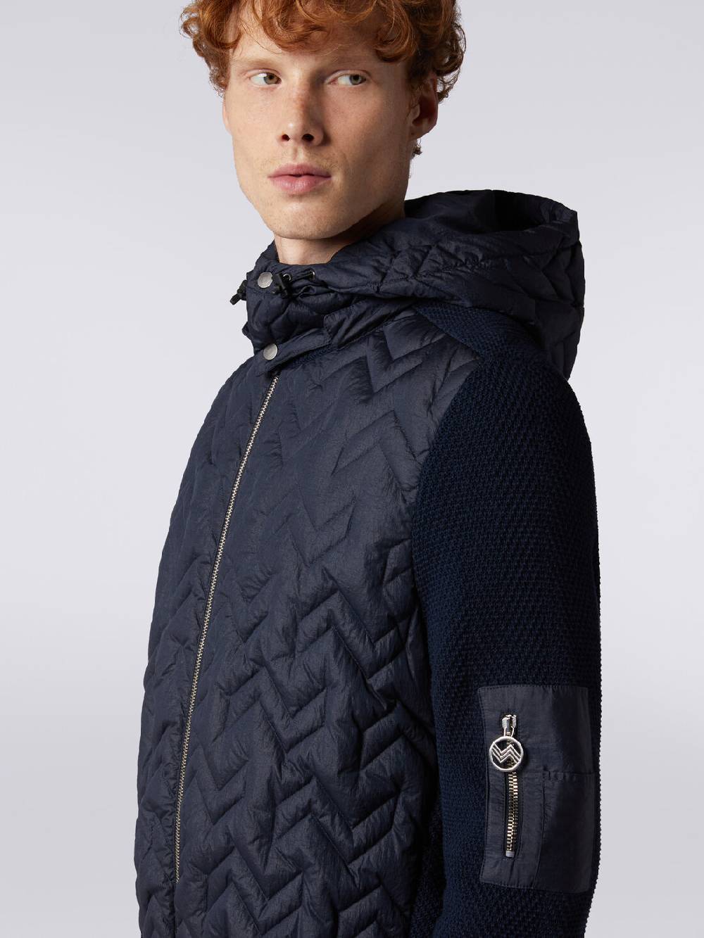 Missoni Piumino in cotone e nylon con cappuccio Solo un giorno rimasto