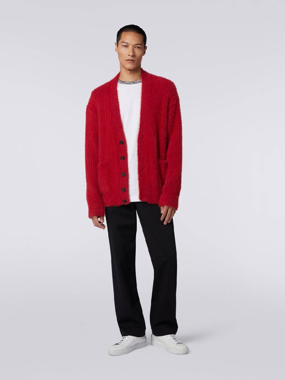 Missoni Cardigan oversize in misto lana effetto pelo Esporta salva