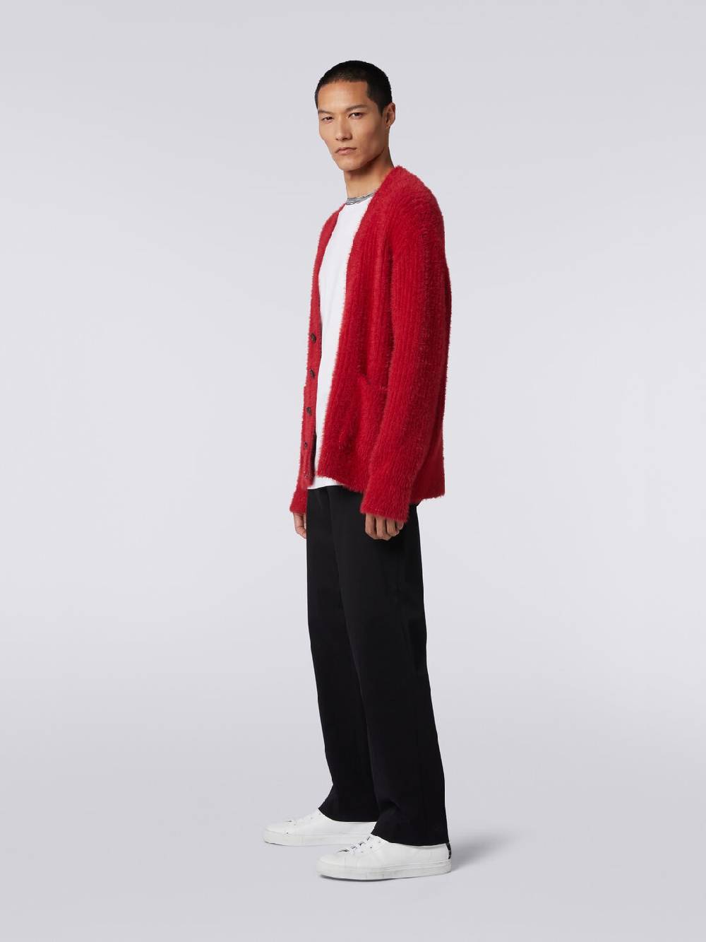 Missoni Cardigan oversize in misto lana effetto pelo Esporta salva
