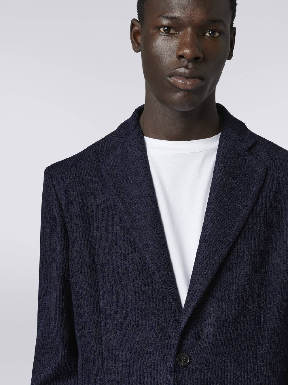 Missoni Blazer monopetto in cotone chevron Italia