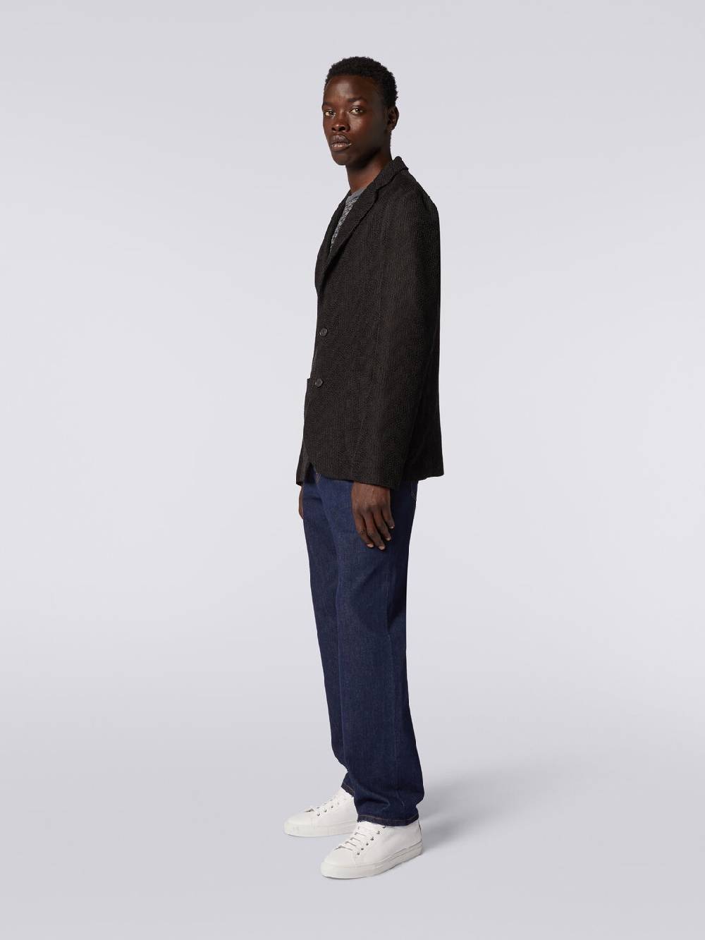 Missoni Blazer monopetto in cotone chevron In Linea