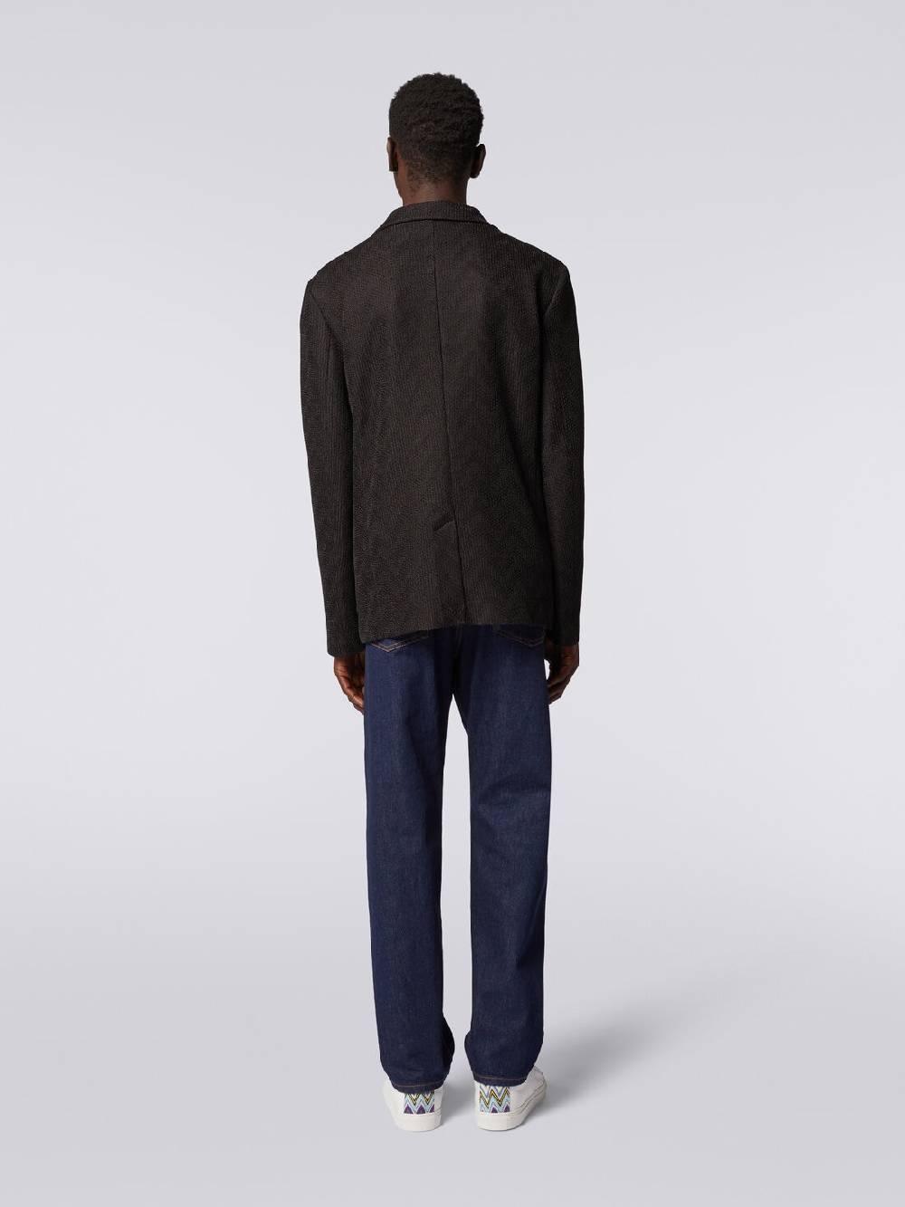 Missoni Blazer monopetto in cotone chevron In Linea