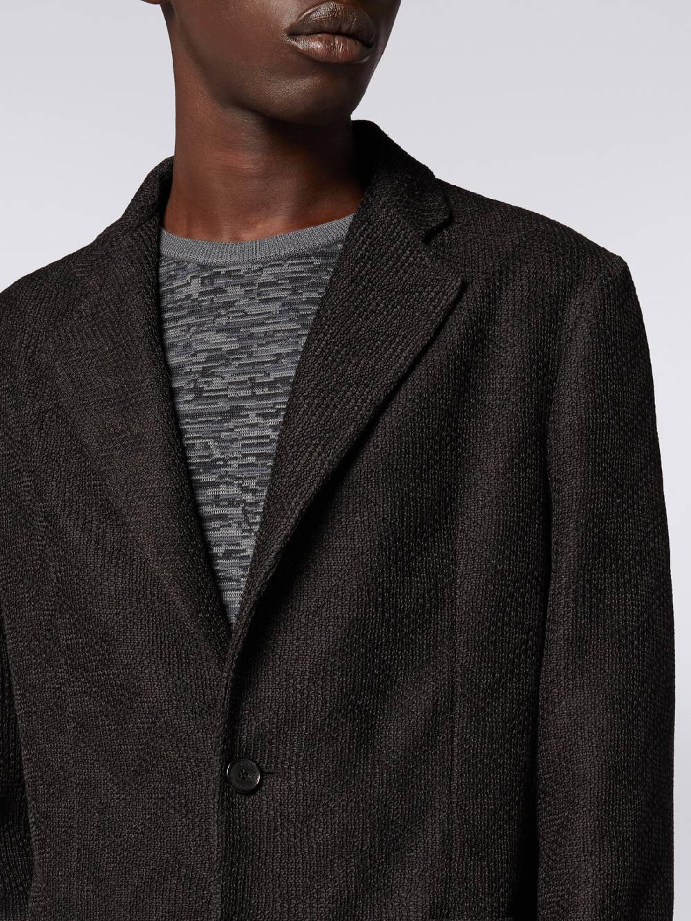 Missoni Blazer monopetto in cotone chevron In Linea