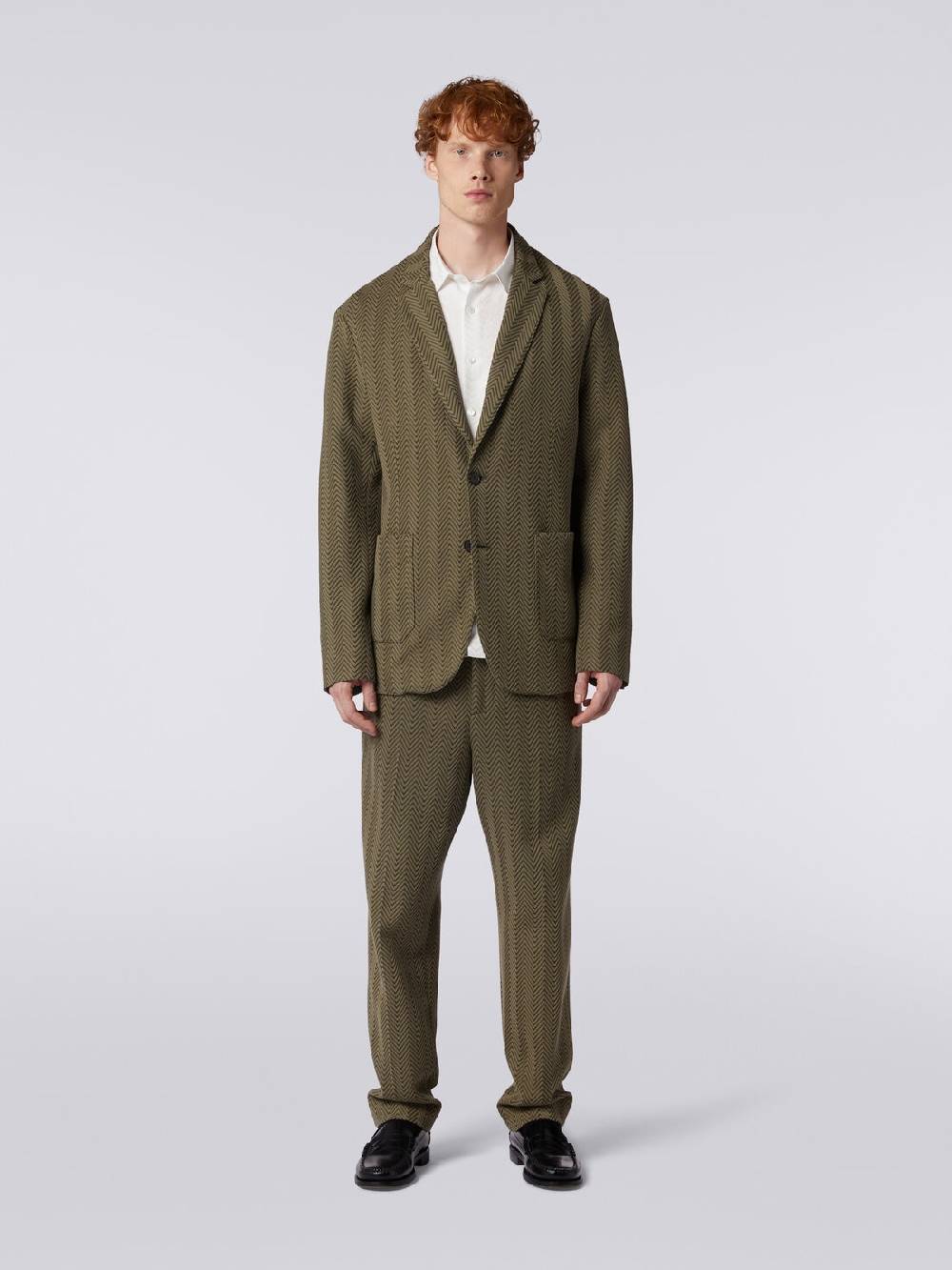 Missoni Blazer in cotone e viscosa chevron Nuovo