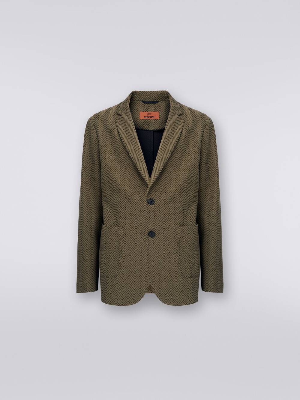 Missoni Blazer in cotone e viscosa chevron Nuovo