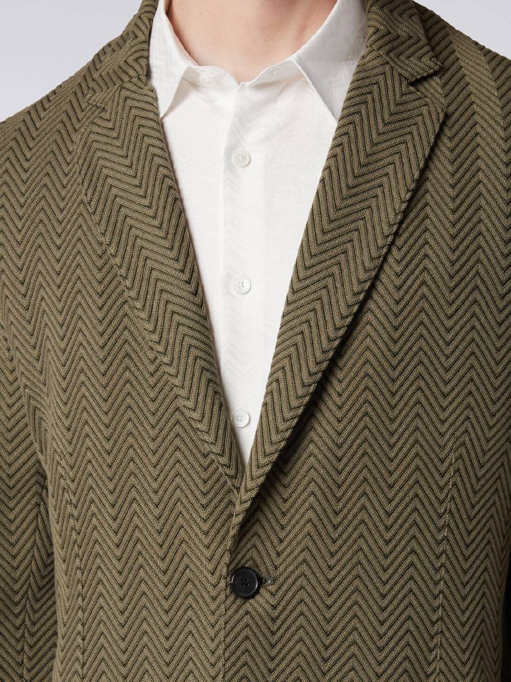 Missoni Blazer in cotone e viscosa chevron Nuovo