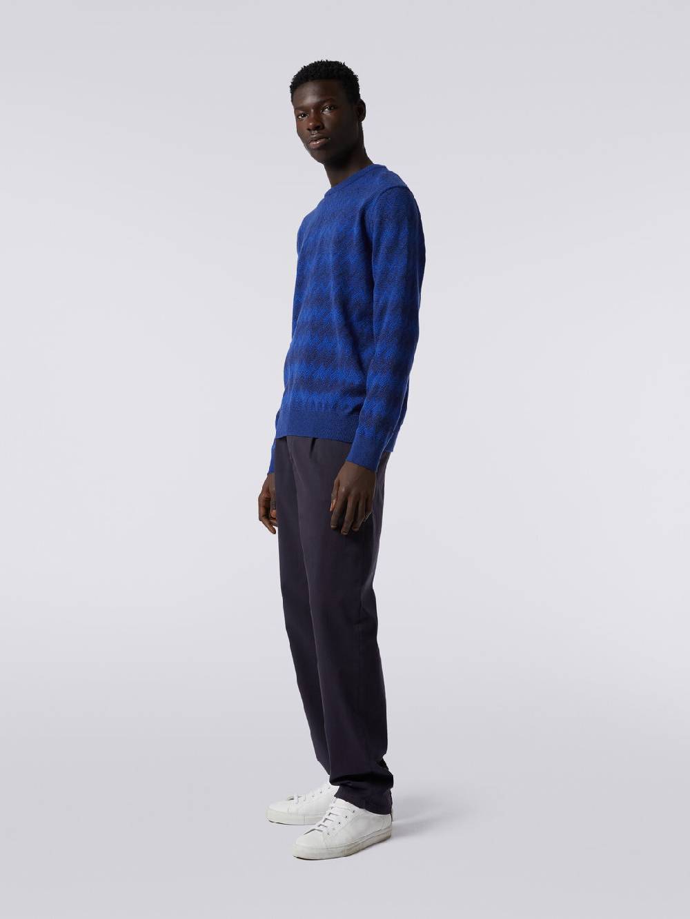 Missoni Pullover girocollo in cachemire con zig zag Qualità Garantita
